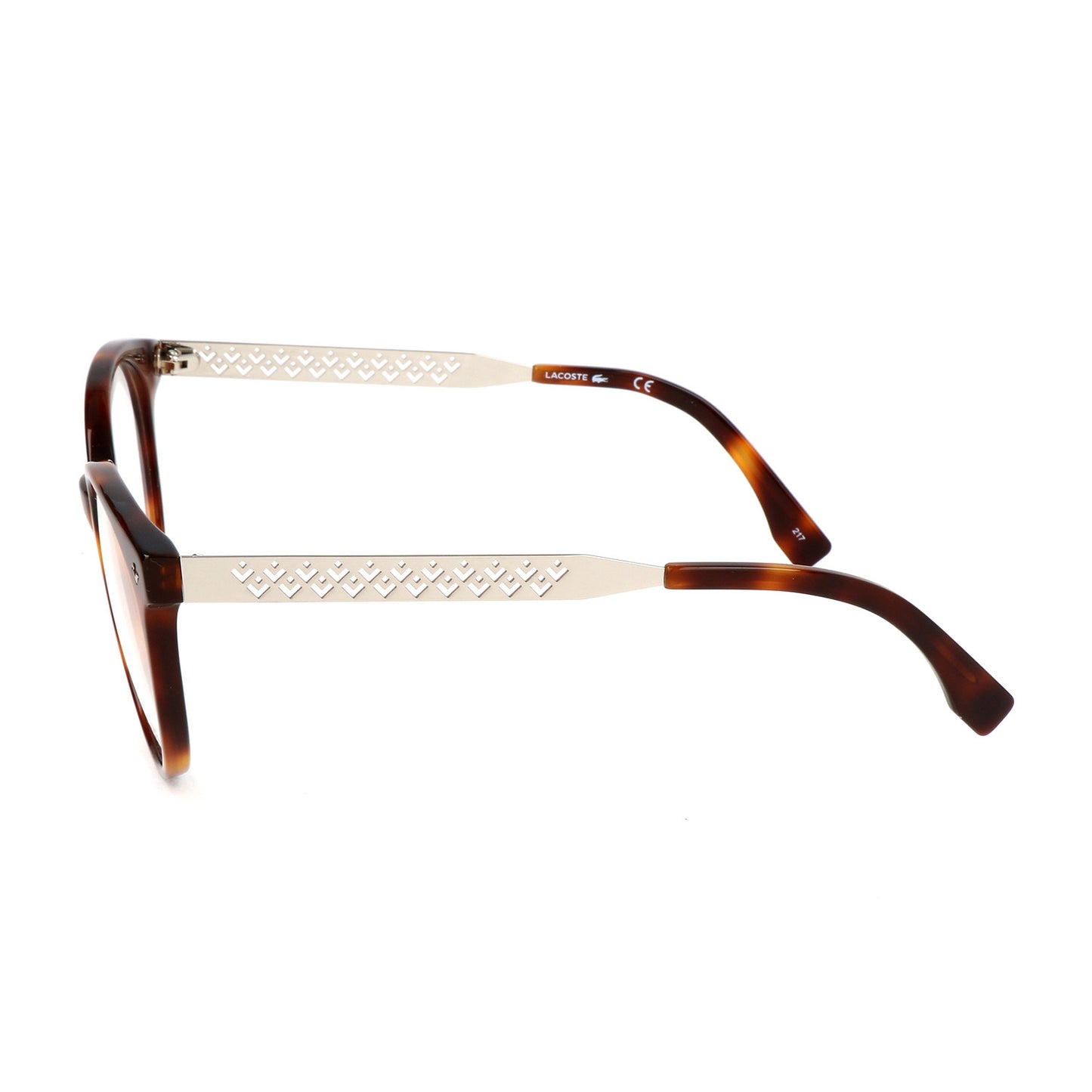 Lunettes de vue Lacoste L2806 21450 – Monture ronde Havana