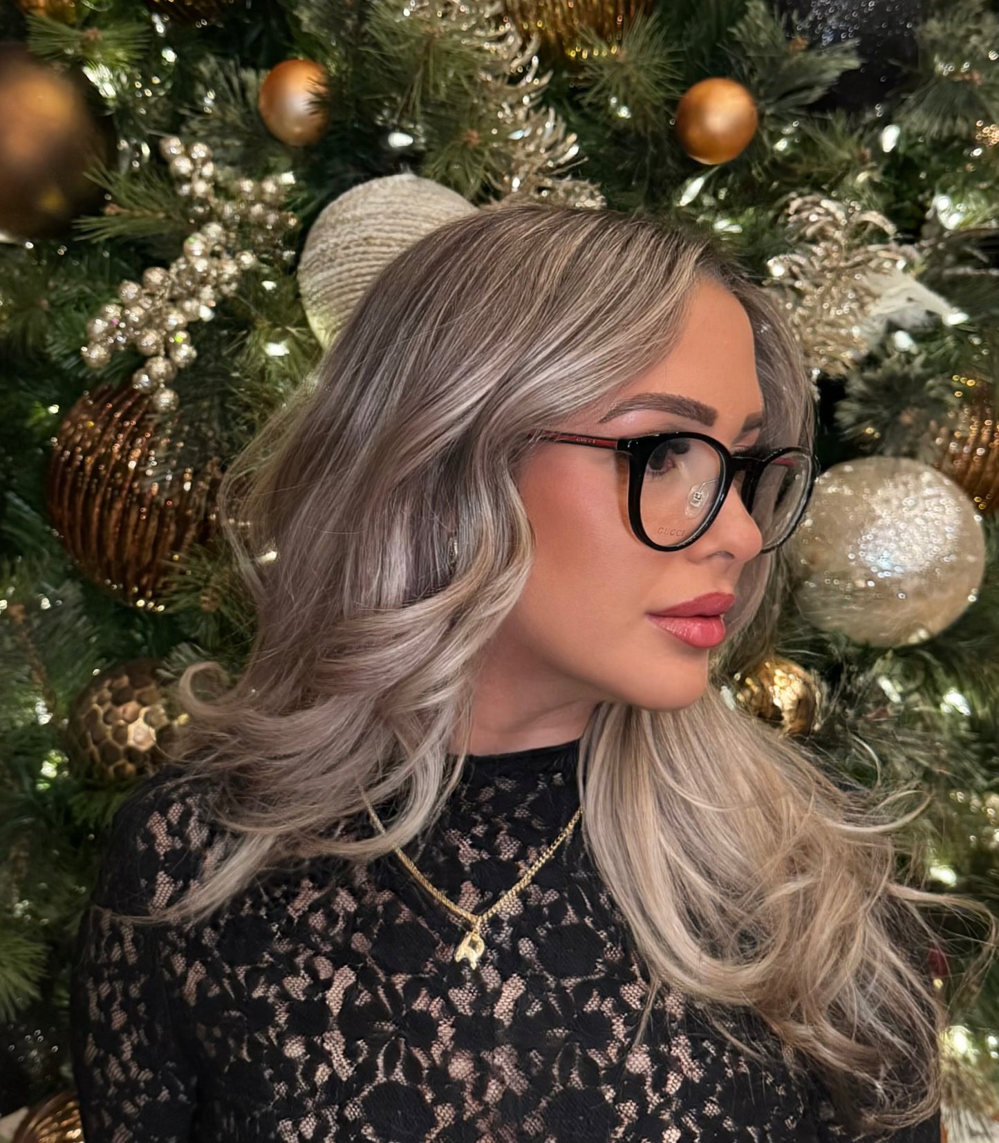 Lunettes de vue Gucci GG1106/F MJ9 145 – Monture ronde oversize 