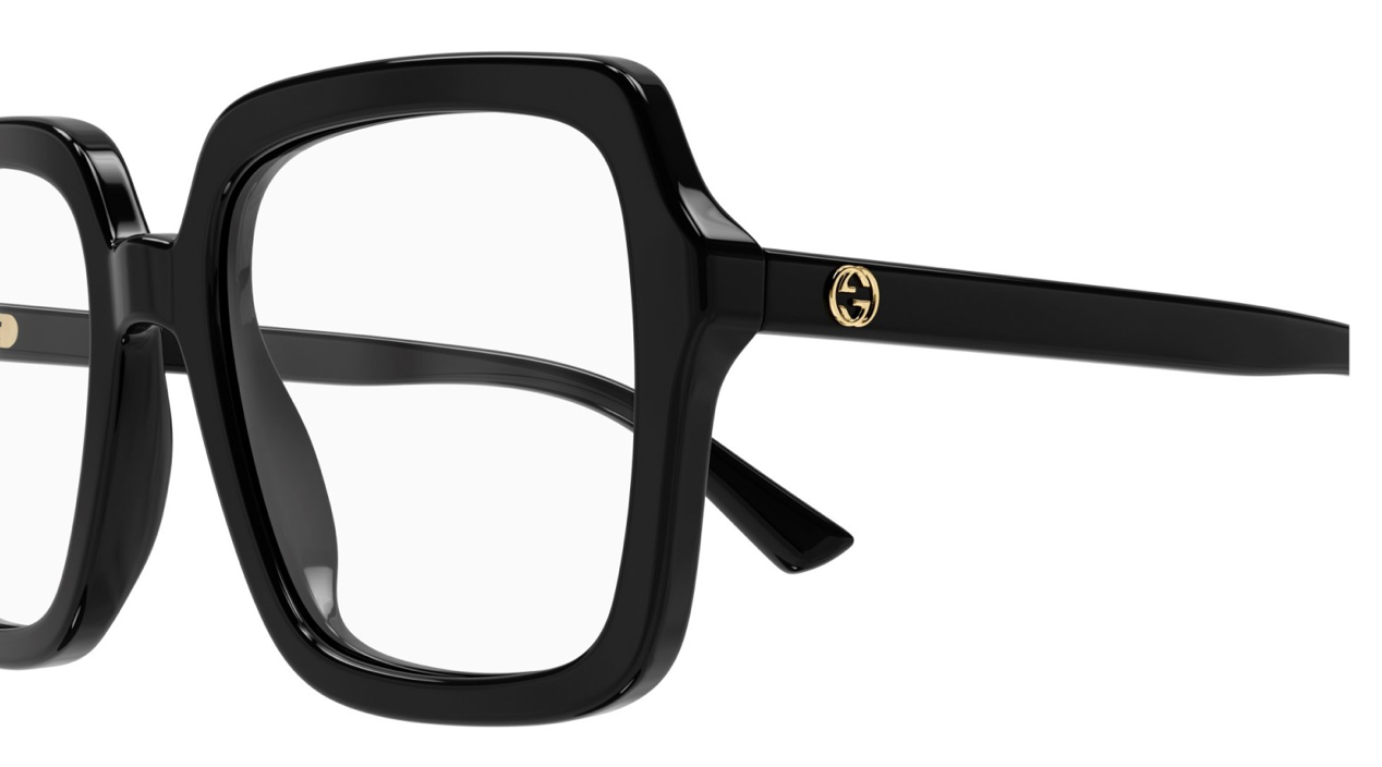 Gucci GG1318O 001 Black Square Eyeglasses
