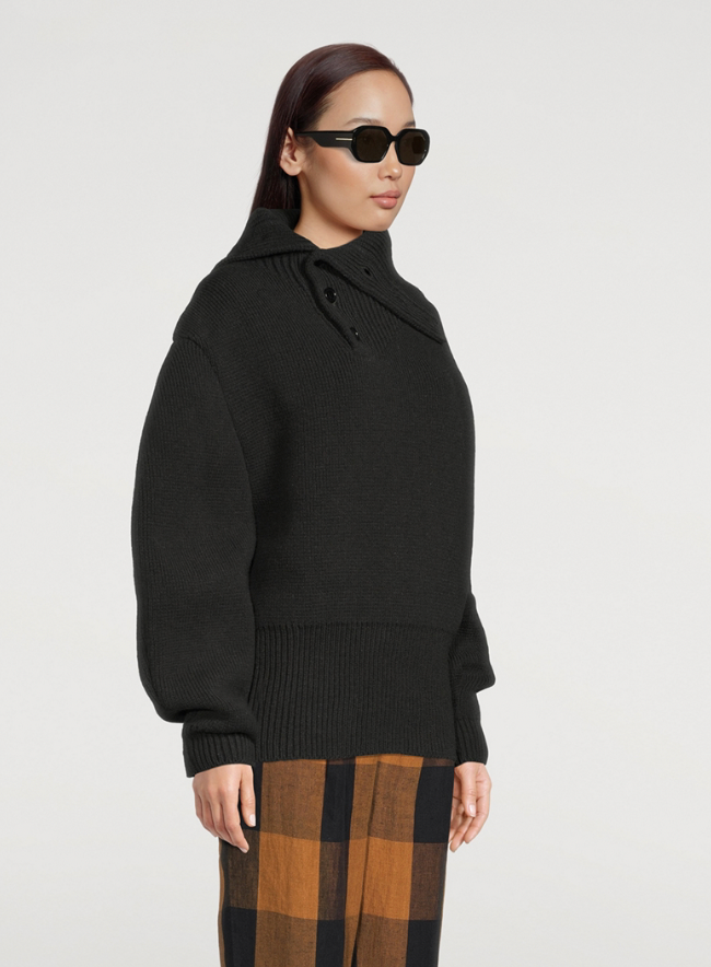 Tom Ford Veronique‑02 FT091701A Sunglasses Black / Smoke