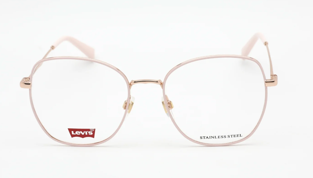 Levis Eyeglasses - PINK/Clear lens S2X18X145 - LV 5023 0353
