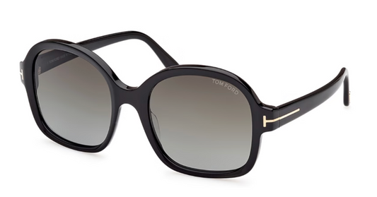Tom Ford Hanley Sunglasses - shiny black / gra - FT1034