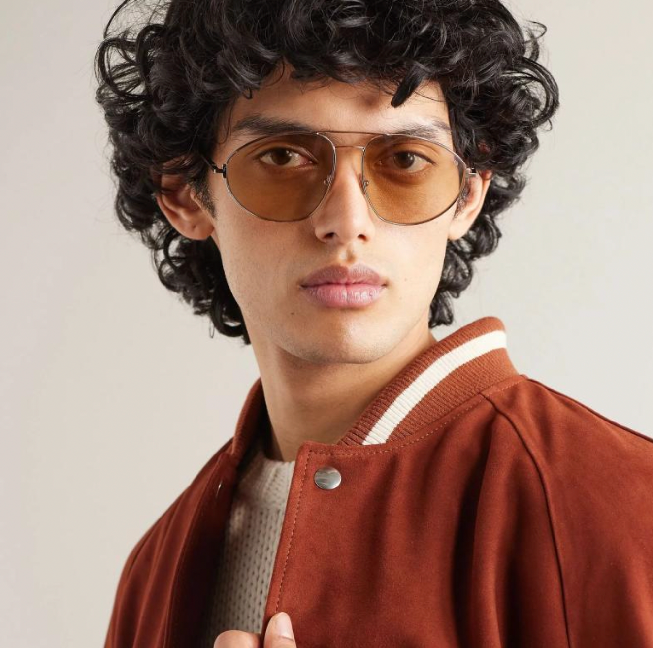 Lunettes de soleil Tom Ford Ken FT1095 08E - Monture canon de fusil brillante / Verres bruns